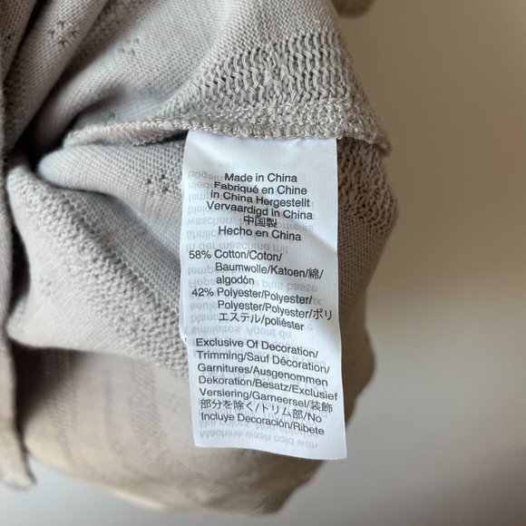 Madewell Pointelle Ribbed Tee in Violet Dusk - Picture 7 of 8